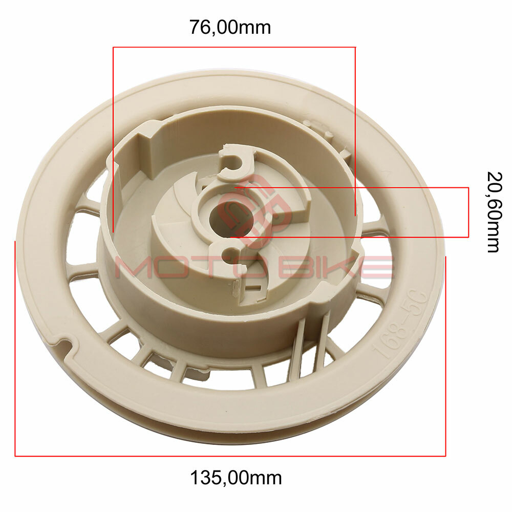 Starter pulley honda gx 160 (metal pawl)