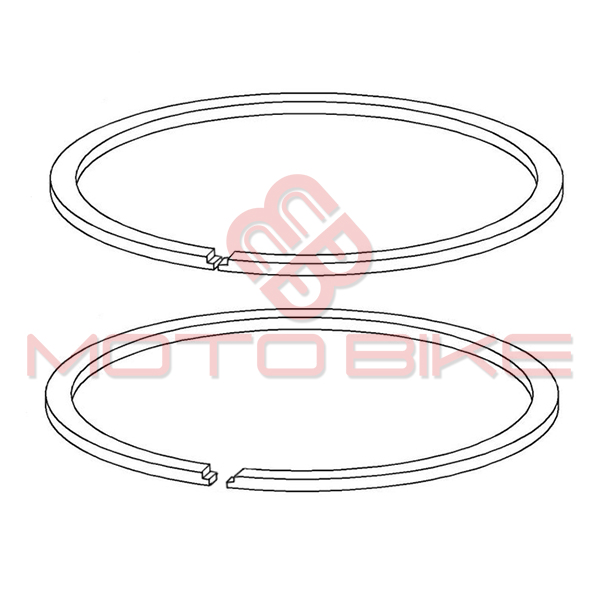 Piston ring 58x2 mm imt 506 ds