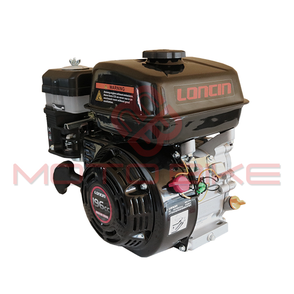 Engine loncin g 200 6,5 ks horizontal engine dia.19 mm