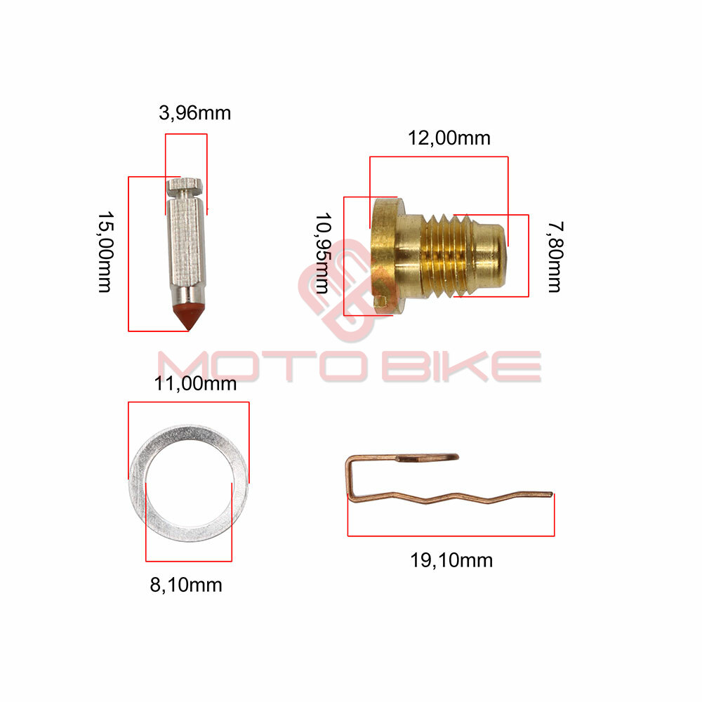 Igla plovka b&s 3 do 5 ks sa kucistem m8x1 mm ( iglica fi 3,96x15 mm ) kpl